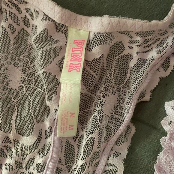 Victoria’s Secret PINK lavender lace bralett size Medium - Picture 3 of 3